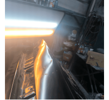 Устранение глубоких вмятин на багажнике