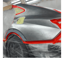 Покраска крыла под толщиномер